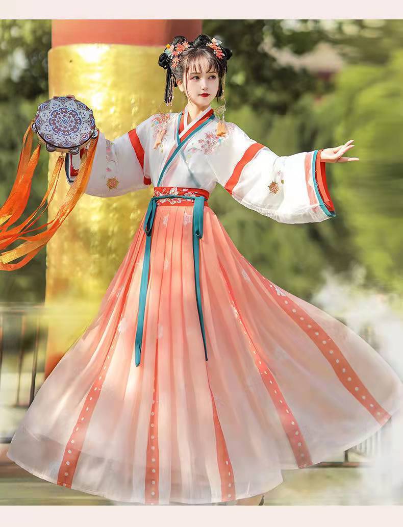 明制表演汉服女长袖中国风尾货甲胄服饰详情10