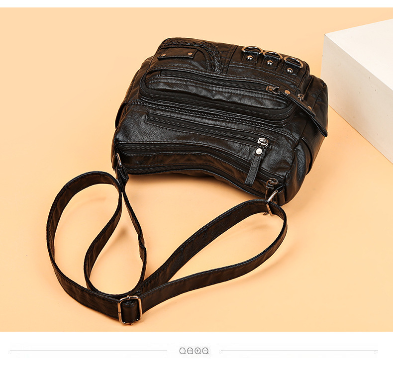 2025中老年妈妈包水洗皮单肩包斜挎包跨境女包潮流外贸女包单肩包详情10