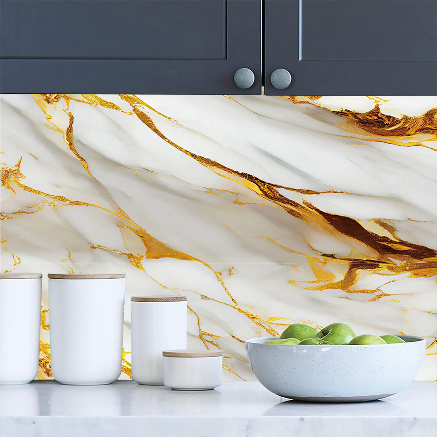 Cross-border exclusive Gilt Marble-patterned wallpaper for home decoration building materials background wall Gilt Marblewallpaper pic 25