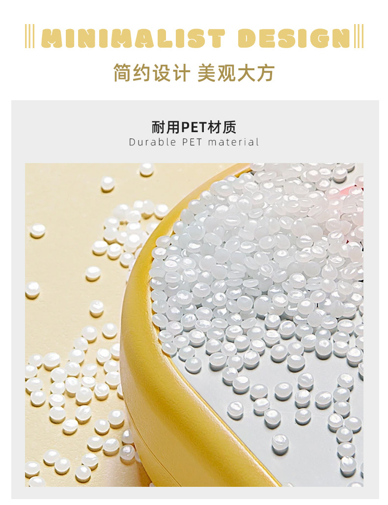 PET transparent patterned fruit platter with lid storage, light luxury and simple octagonal handle fruit platter with lid pic 2