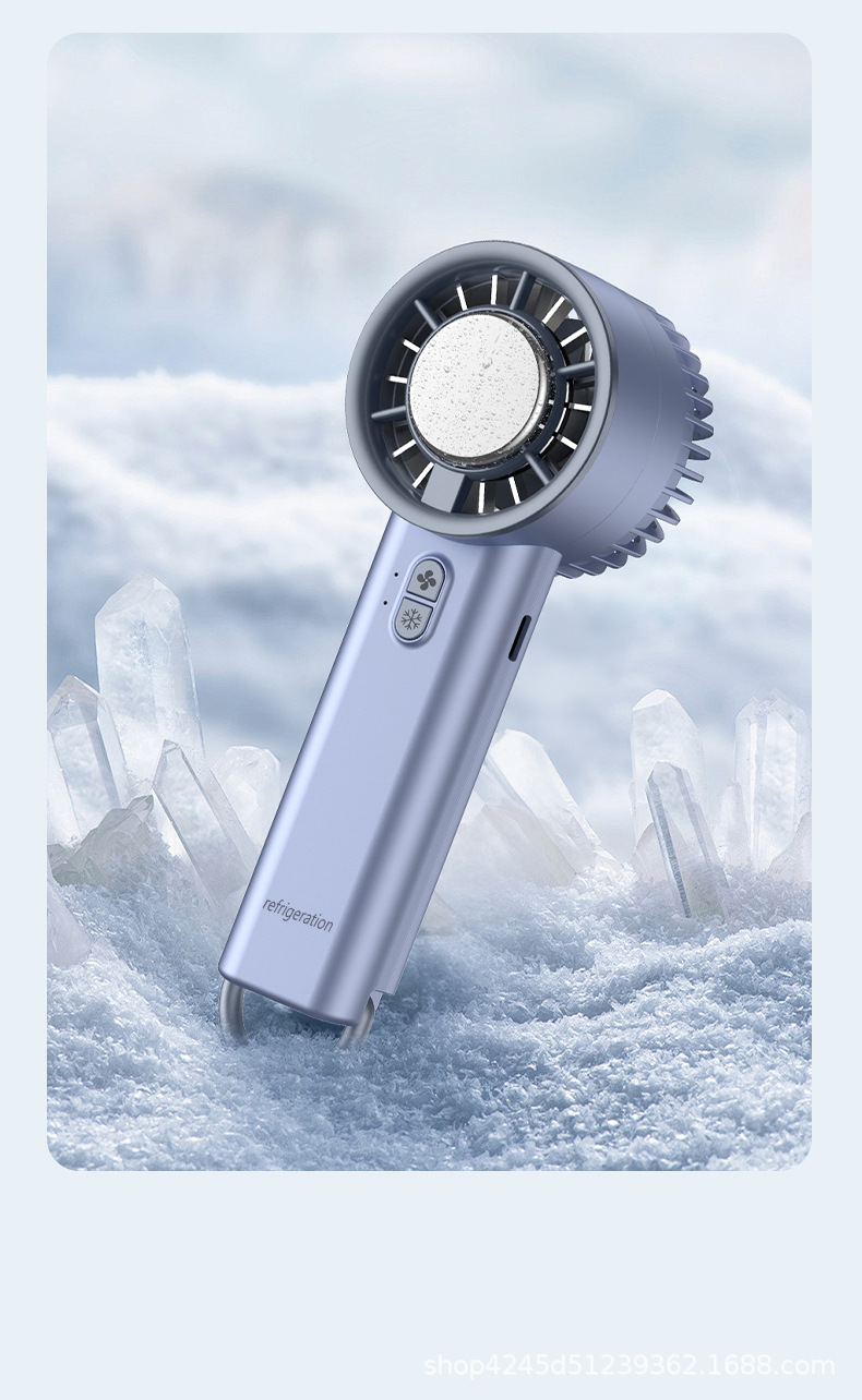新款usb半导体冰敷制冷风扇手持便携式小型桌面充电涡轮迷你风扇详情35