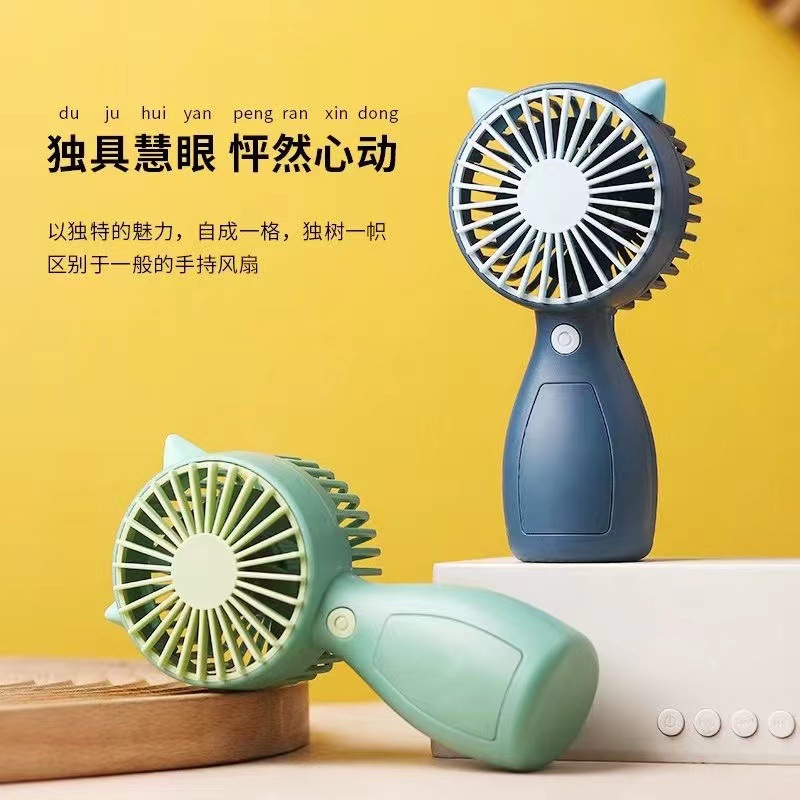 New portable charging handheld fan mini desktop for cute pets, student dormitory, office, outdoor USB charging pic 8