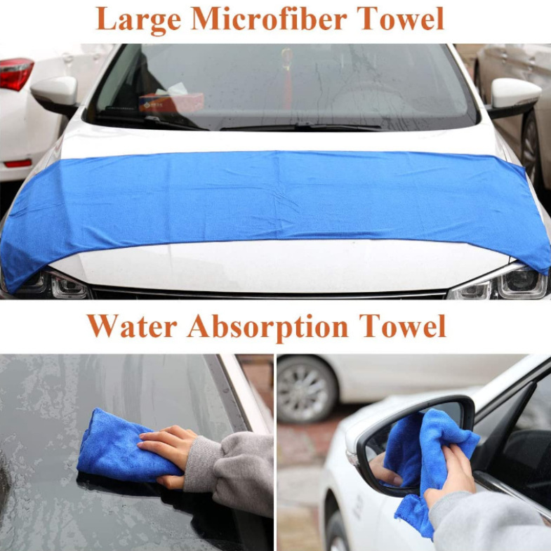 Cross-border source car wash and cleaning set of 10 pieces: car wash sponge, rubber thread, wheel hub brush, glass scraper, car wash brush pic 11