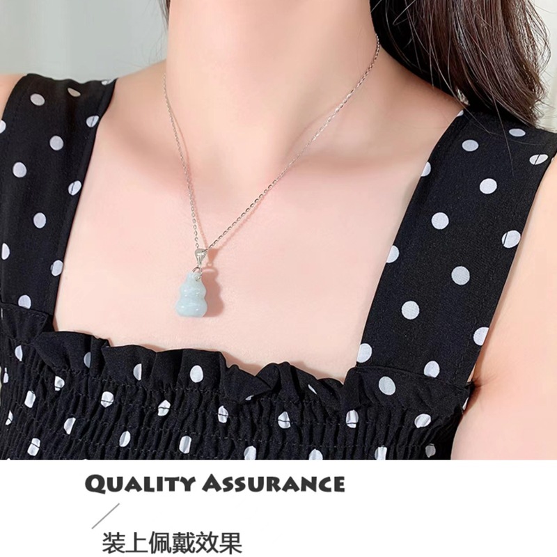 S925 sterling silver pendant buckle, ox nostril buckle head, PI Xiu gourd buckle, front, back, left and right horizontal holes, bevel buckle accessories pic 4