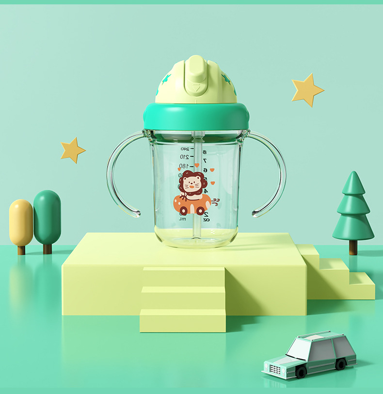 儿童水杯大容量塑料吸管杯宝宝喝水便携水杯防摔防漏夏季水杯批发详情20