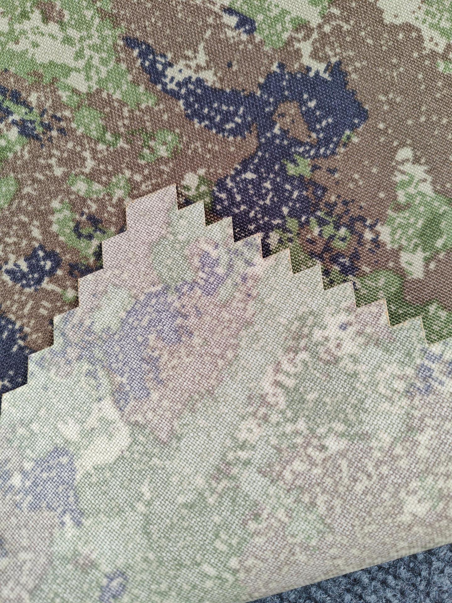 新款数码迷彩防水PU面料1000D涤纶高强丝仿尼龙可提拉牛津布详情6