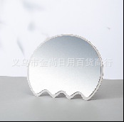 可爱创意铁艺镜子玻璃镜片化妆镜纸盒化妆盒高清单面镜子玻璃镜片详情3