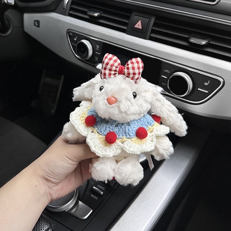 可爱垂耳兔毛绒玩偶钥匙扣包包挂件卡通高颜值礼物儿童玩具公仔娃娃详情8