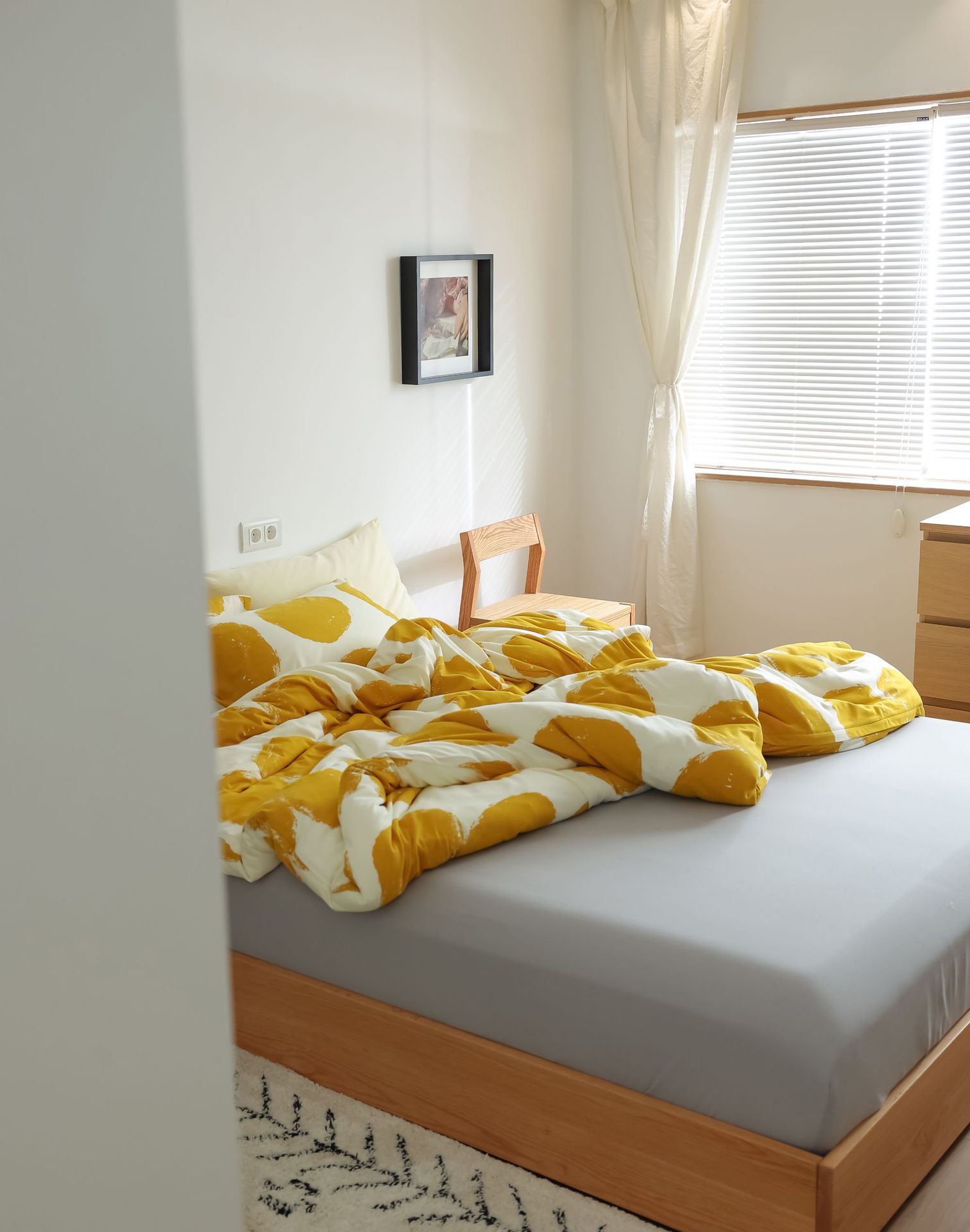 Spring and Summer knitted cotton three or four pieces set, soft bedding for sleeping naked with Indian cotton, Little Warm sun pic 13