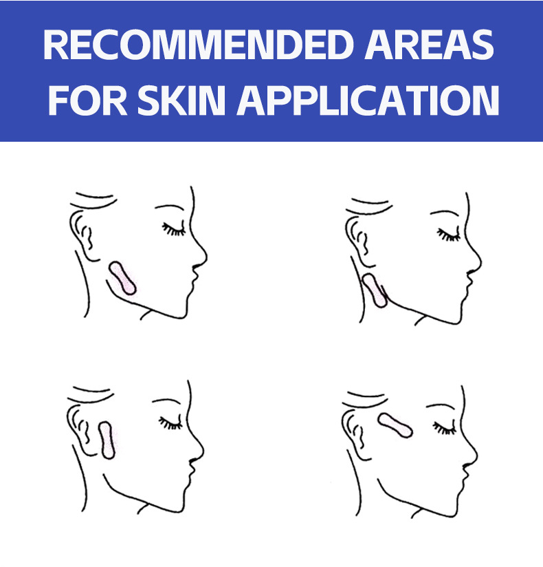 Matte face shaping stickers, the same style as Douyin, invisible V-shaped face shaping stickers, small face shaping stickers, water-repellent and breathable, thin single piece pic 6