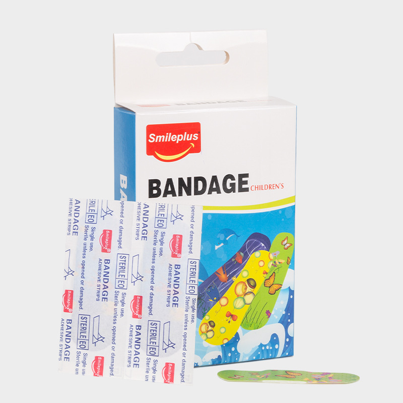 30 pieces of cartoon PE band-aids with various patterns, waterproof stickers, butterfly fish and balloon sets for export pic 6