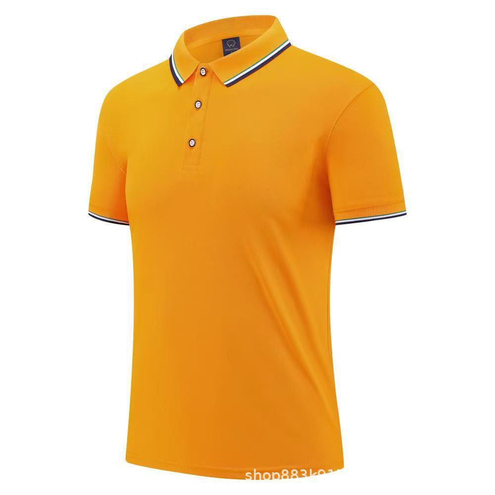 77201男士polo衫短袖工作服可换logo夏季多色款男女同款翻领详情28
