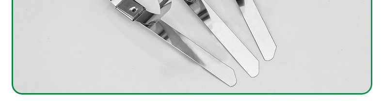 304不锈钢扎带4.6*300自锁式金属船用束线带户外耐高温绑电缆钢带详情20