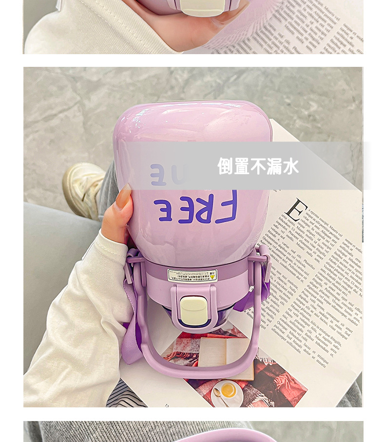 网红高颜值不锈钢大肚杯保温杯女大容量水杯学生礼品便携水杯批发详情6