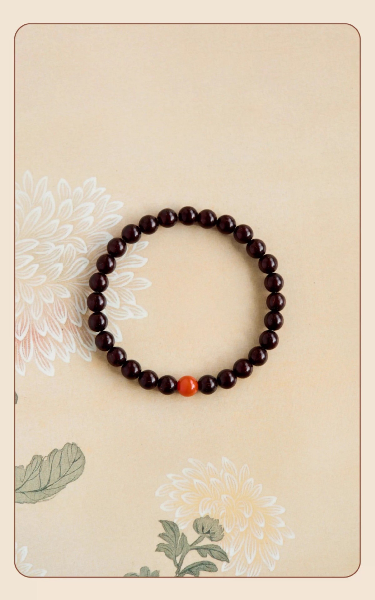 厂家批发印度小叶紫檀手串满金星天然檀香木质手链女高密老料念珠详情10