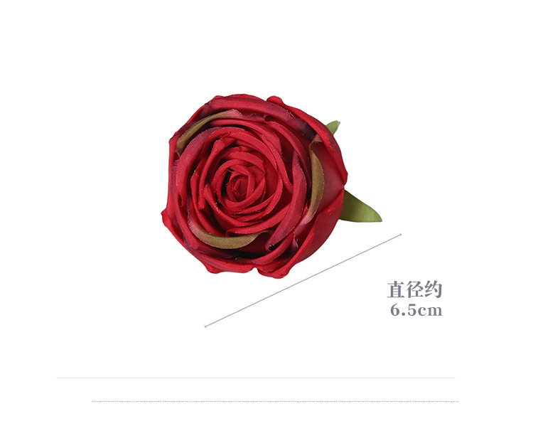 高级感皇妃玫瑰花头DIY花墙花瀑布手工花朵婚庆假花人造花环批发详情3