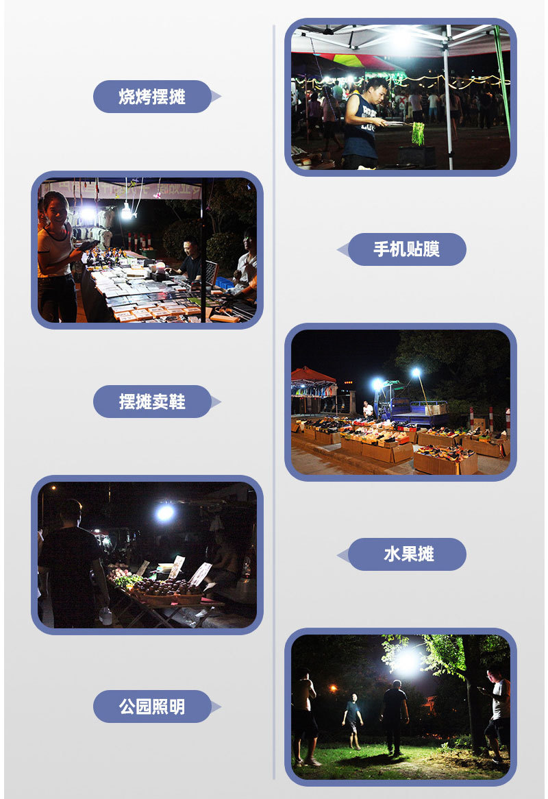 跨境露营灯led灯便携式帐篷灯户外野营灯多功能马灯usb充电地摊灯详情5