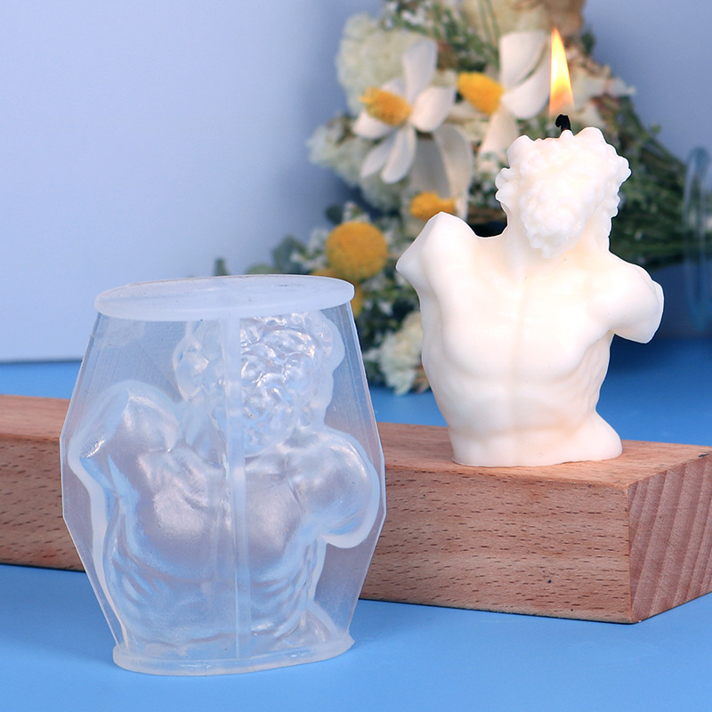 众诚硅胶diy石膏模具大卫蜡烛摆件硅胶模具维纳斯蜡烛模具详情8