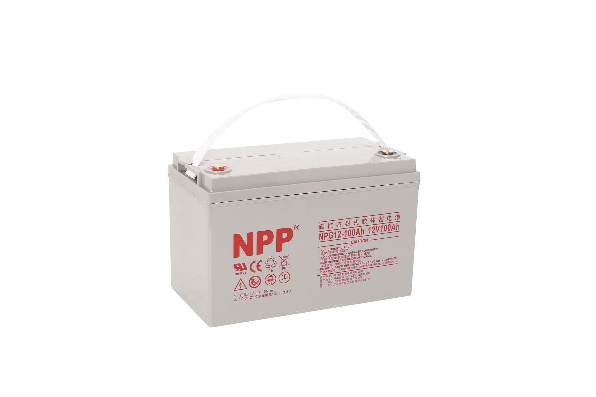 NPP battery 100AH gel battery solar cell UPS battery energy storage maintenance-free battery pic 10