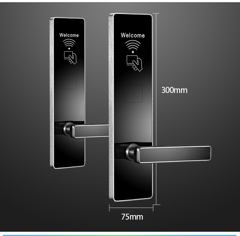 Hotel door lock, hotel magnetic card induction lock, apartment smart electronic ic card lock, homestay rental house card swiping lock manufacturer pic 23