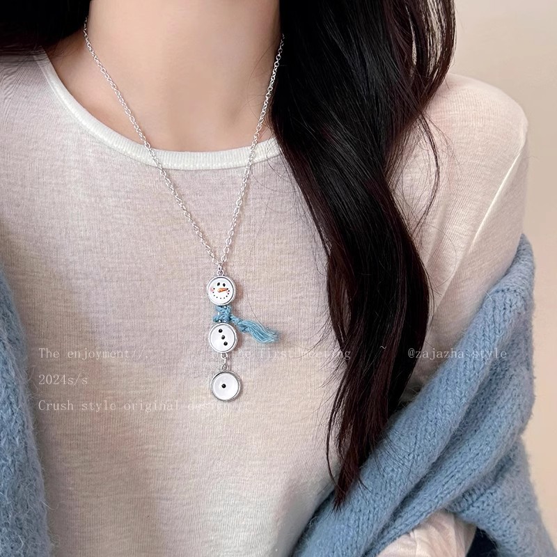 The new retro long sweater chain for autumn and winter is a light luxury, niche, versatile and high-end necklace. It will be a bestseller in 2024 pic 10