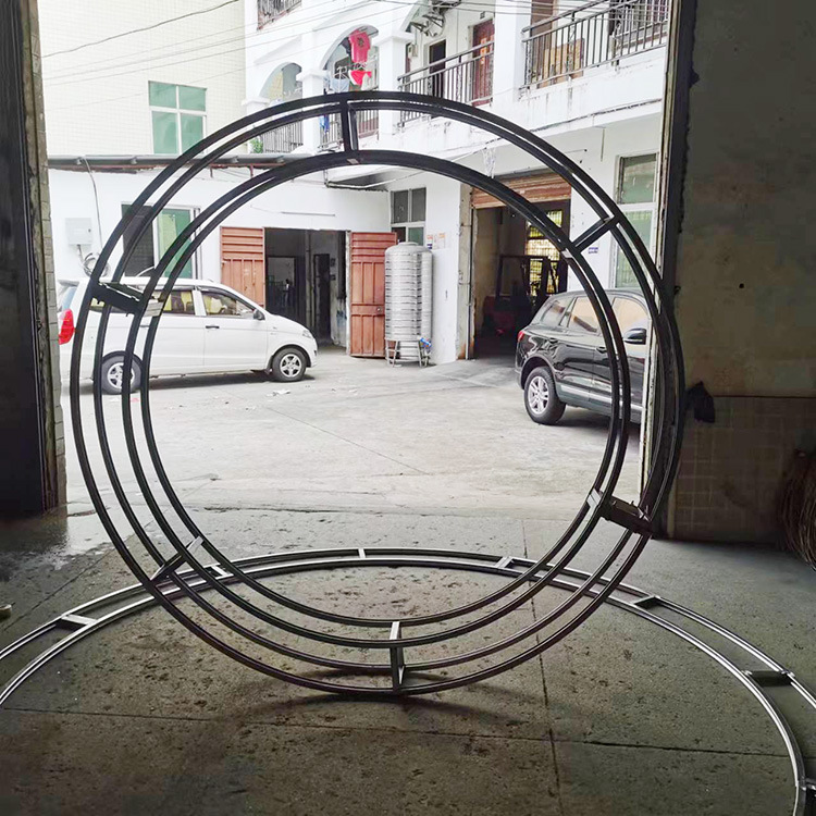 圆形桁架半圆弧形拱门婚庆背景架铁艺异形行架圆环镀锌铁架子厂家详情9