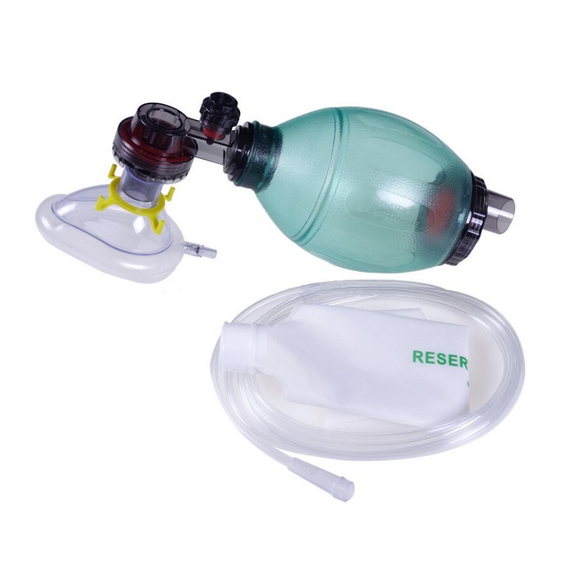 PVC disposable simple respirators exclusively for foreign trade, reusable artificial resuscitation devices, first aid awakening balls pic 8