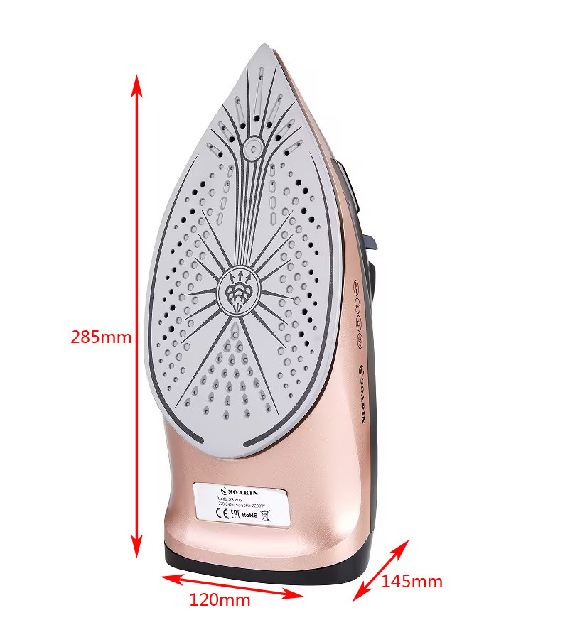 Export steam electric irons, ceramic electric irons, electric irons, cross-border wholesale and consignment, European standard foreign trade round intervention pic 3