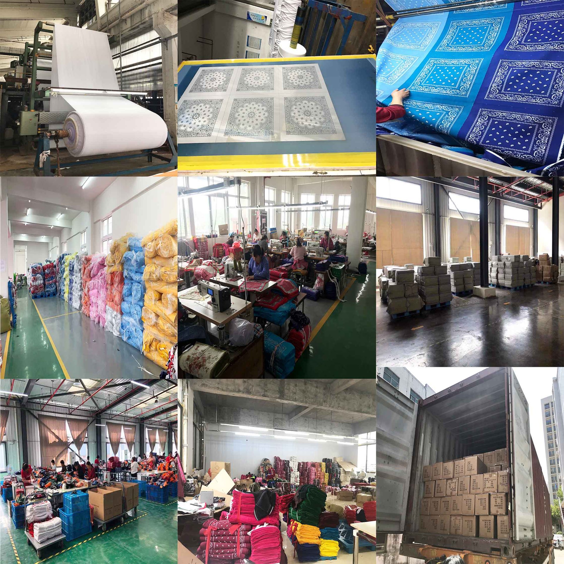 纯棉腰果花方巾30g全棉logo涤纶色丁数码印头巾现货家纺毛巾面巾中巾详情4