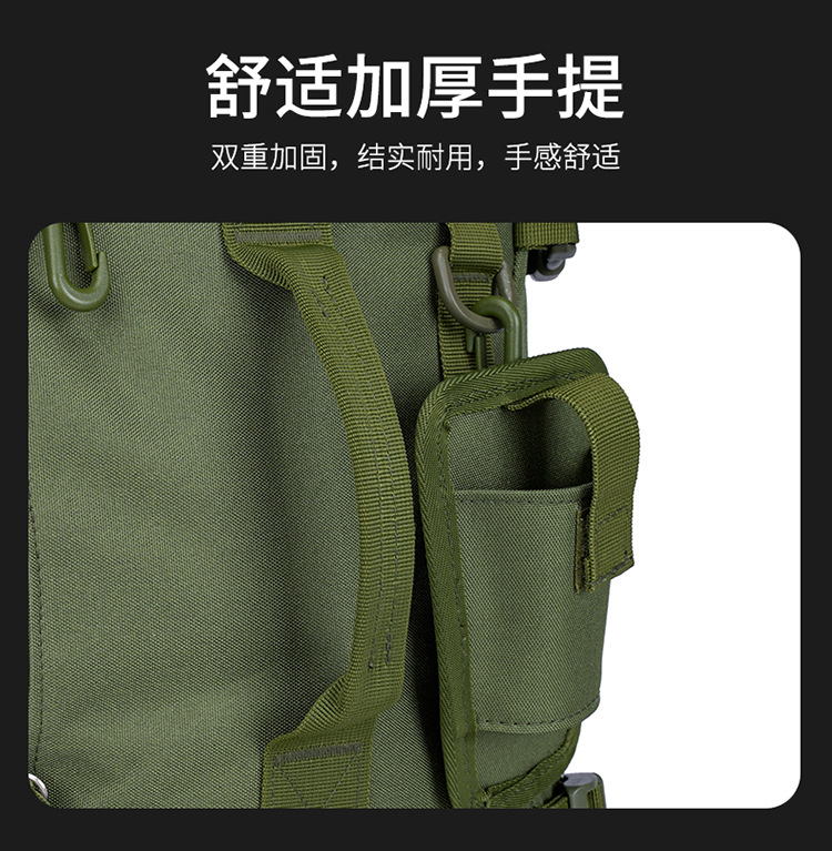 The water-resistant waterway sub-bag is a multi-functional large-capacity dry-wet separation fishing bag that can be attached with fishing gear and backpacks pic 17