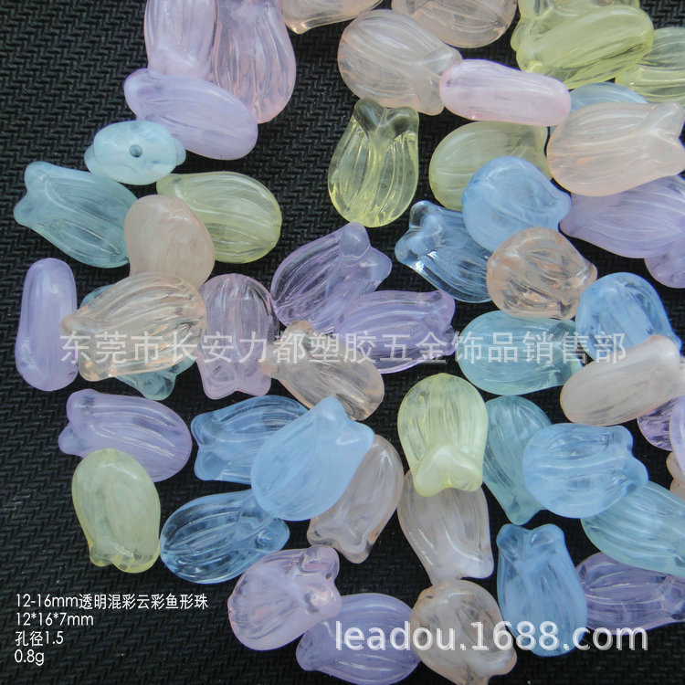 28*13mm镀彩吊孔海螺葱粉珠DIY手工饰品配件散珠手链项链串珠材料详情41