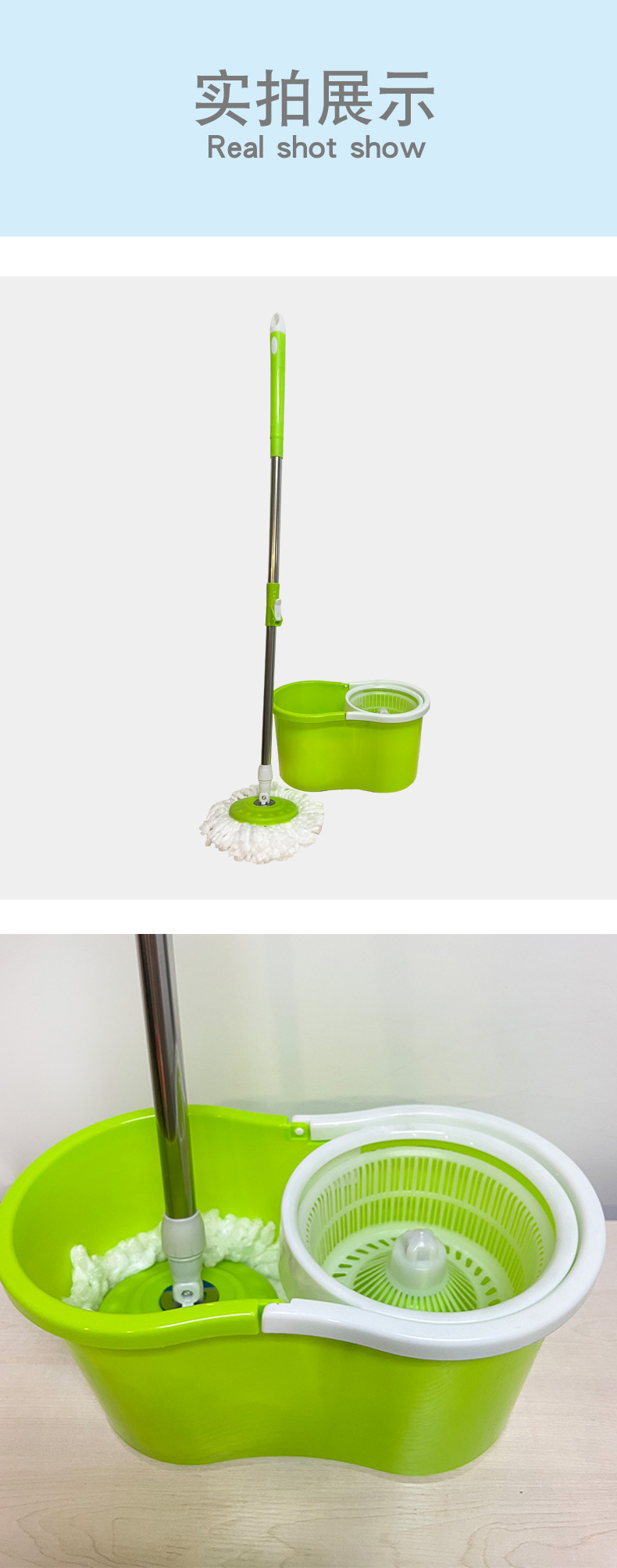 五代双驱动旋转拖把免手洗拖布干湿两用木地板地拖客厅清洁墩布0871详情7