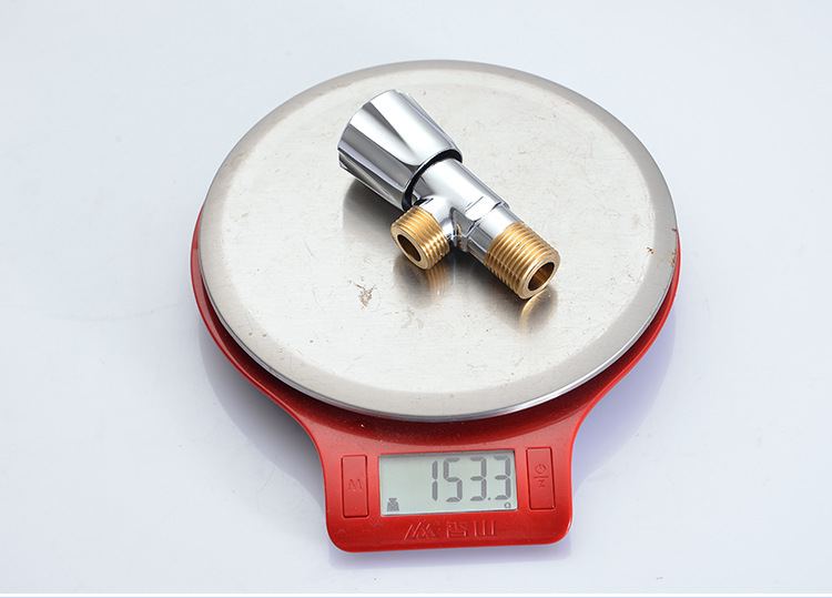 Wholesale of pure copper 4-inch thickened and extended Angle valve for gas water heaters, toilets, cold and hot large flow stop valves, and Angle valves pic 14