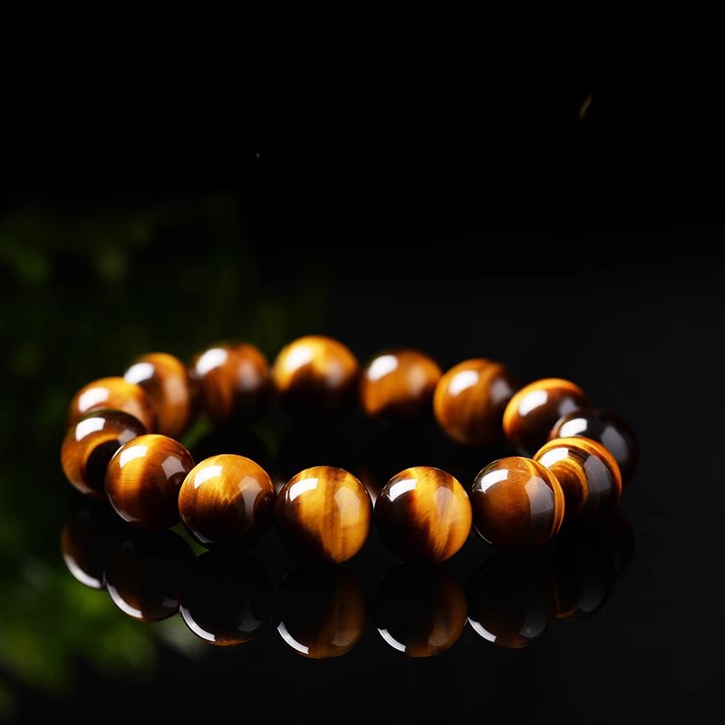 福利款天然虎眼石手链男女士黄虎眼石彩虎眼猫眼石木变虎睛石手链详情12