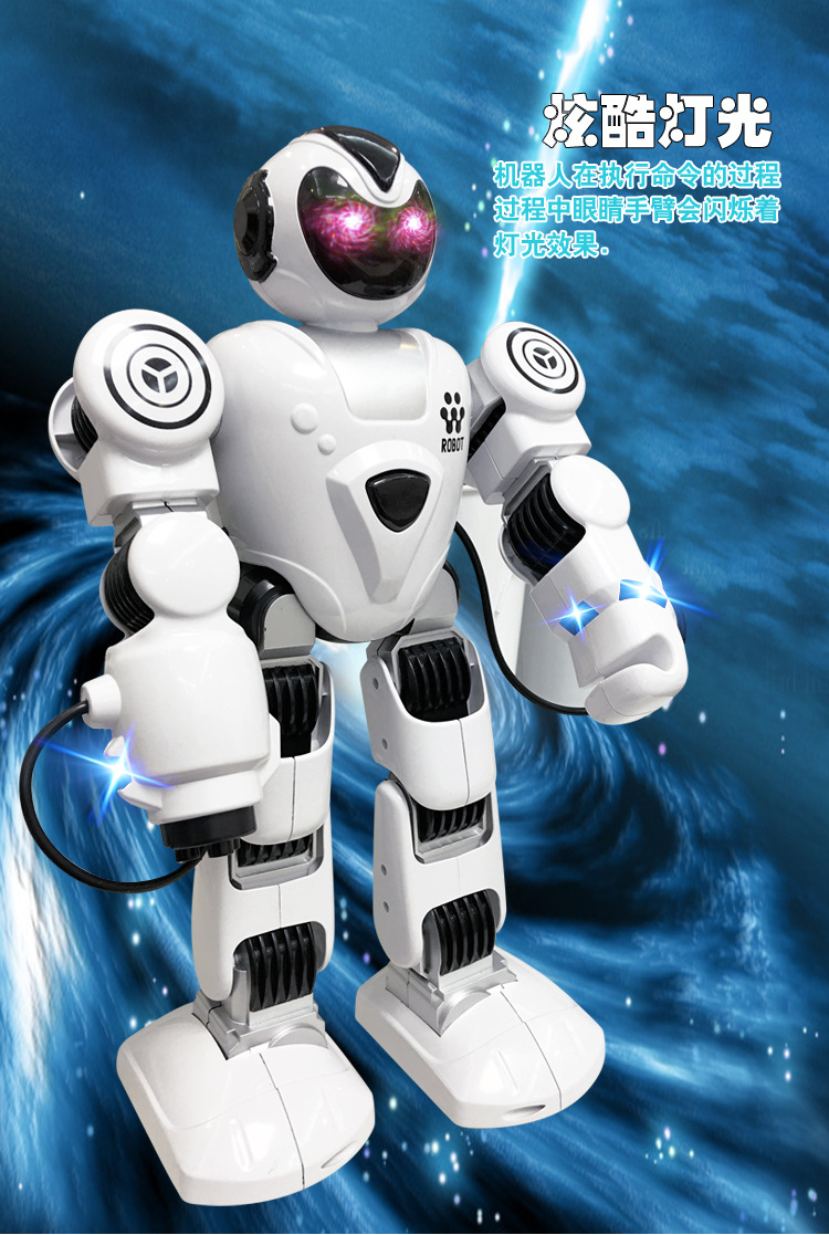 Alpha Intelligent robot remote-controlled RoboCop programming dancing robot Boy gift model toy pic 9