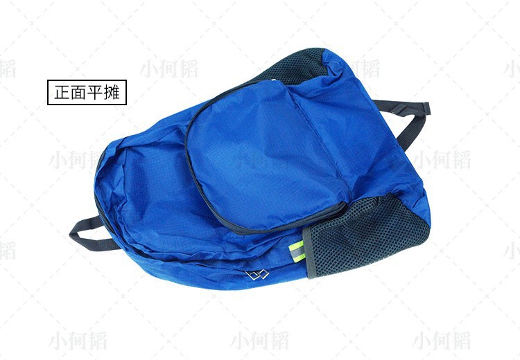 广告宣传轻便折叠背包可印刷logo批发活动礼品收纳折叠双肩背包详情8