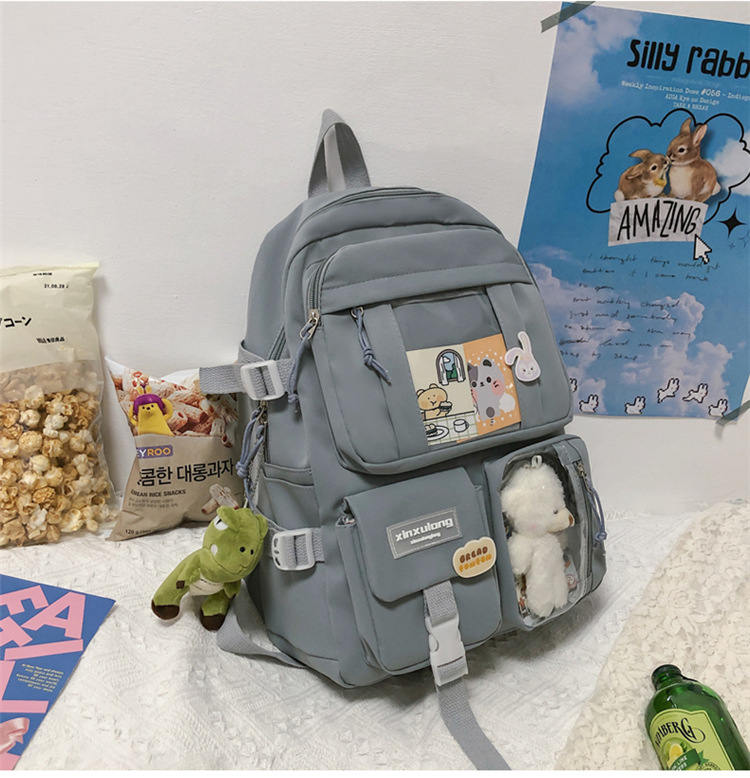 书包初中女生双肩包女痛包大容量小学生日系高中生背包中学生肩包详情27