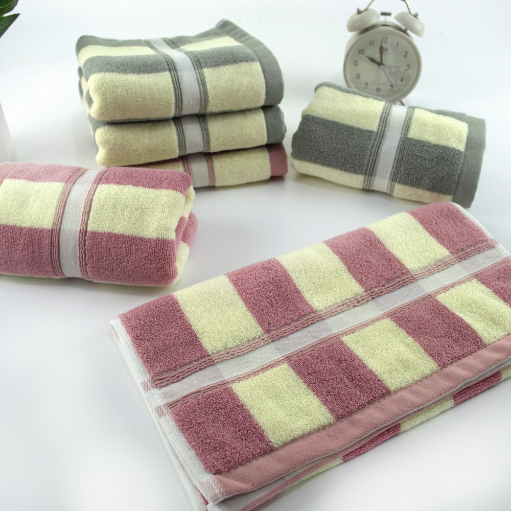 毛巾纯棉加厚面巾极限股色织提花全棉毛巾柔软吸水成人洗脸巾批发详情43