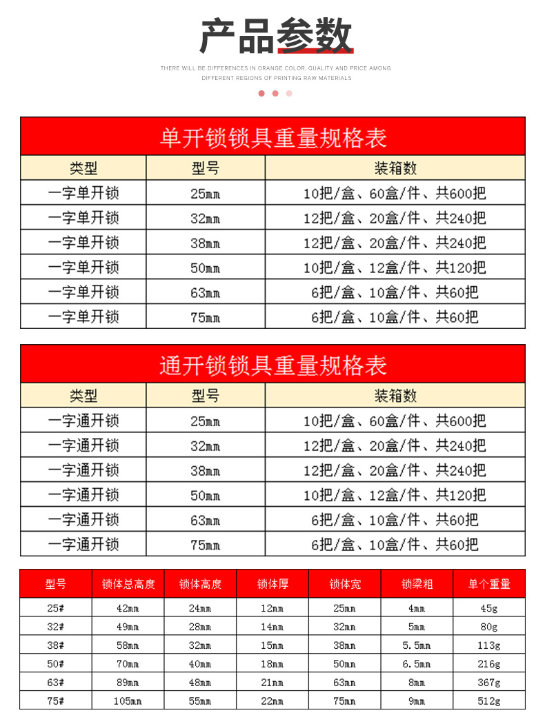 挂锁单开通开 家具柜子小铁锁头学生抽屉锁具 家用门锁五金配件详情5