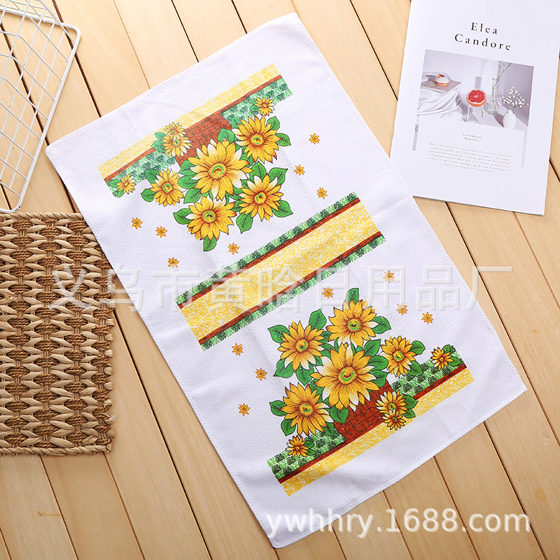 【 Chi Jia 】 Printed microfiber tea towels, rags, digital printed enlarged and thickened towels, dishcloths for kitchen use pic 7