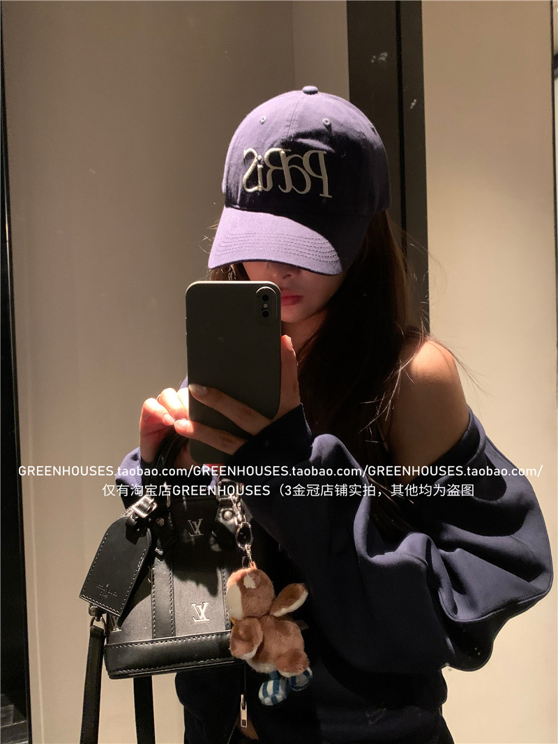 美式复古休闲百搭刺绣鸭舌帽子女韩版遮阳显脸小大头围棒球帽男潮详情20