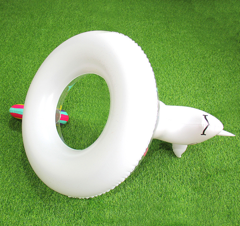 虹雨彩虹马游泳圈成人加厚动物泳圈成人亮片星星马游泳圈带头圈详情10