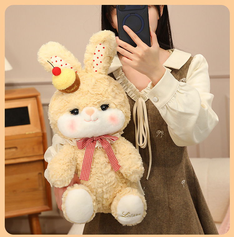 Lolita cake, bear rabbit, blush, cherry doll, cake figurine, birthday gift, decorative items, bow wholesale pic 7