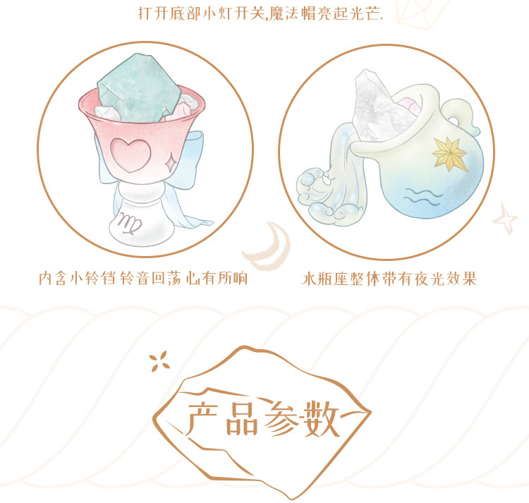 Cute and adorable zodiac sign PAI crystal blind box, trendy toys, home and office decorations, desktop ornaments pic 34