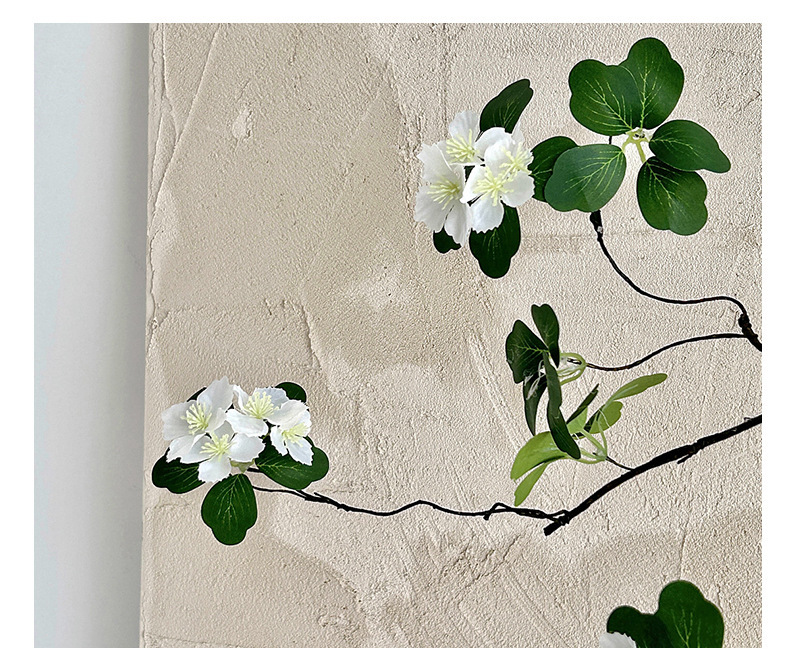 侘寂风仿真花假花观音莲干花花束摆设客厅餐桌装饰插花花艺摆件详情10