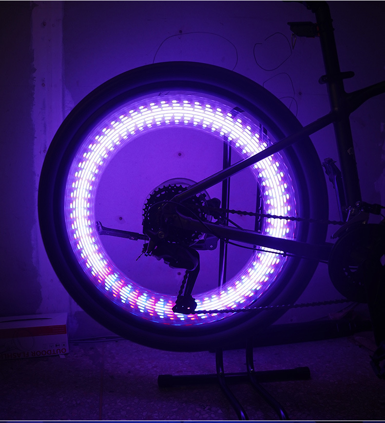 自行车辐条灯儿童夜骑风火轮单车轮胎发光车轮彩灯氛围轮毂闪光灯详情15