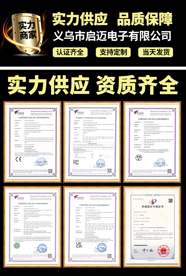 跨境新款多光源LED感应头灯头戴式跑步灯内置电池数显屏磁吸设计夜跑照明详情1