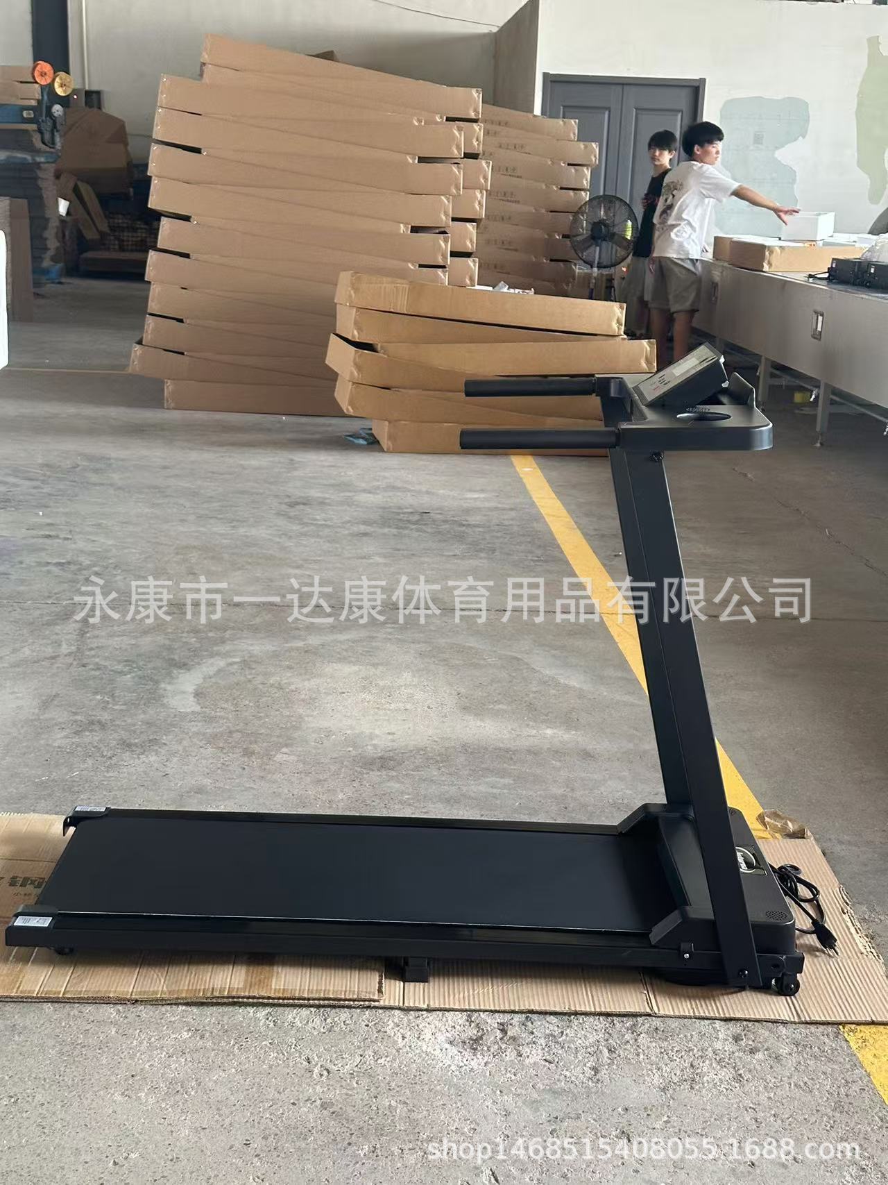 Yidakang home-use small folding fitness equipment, electric walking machine, indoor flat treadmill pic 4