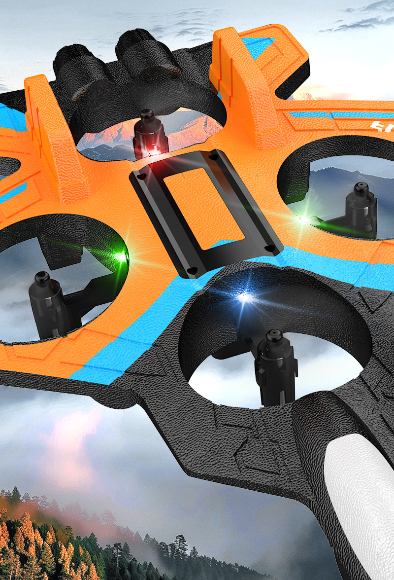 遥控泡沫飞机定高战斗机炫彩灯光四轴无人机飞行器灯光飞行特技详情13