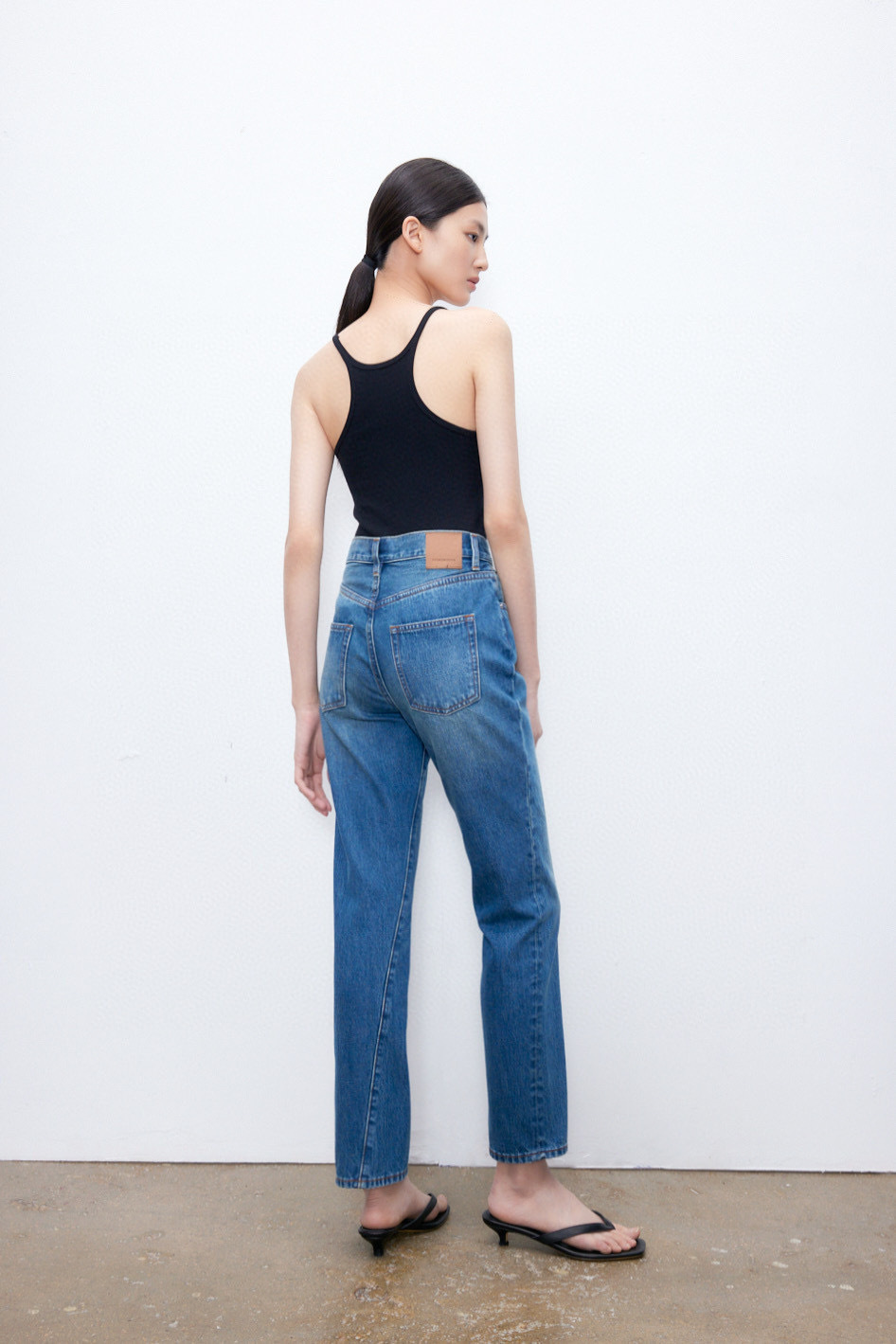 【UpperClass Series 】OriginalTwisted Classic Twisted Stitch jeans for mid-to-high-waisted women pic 17